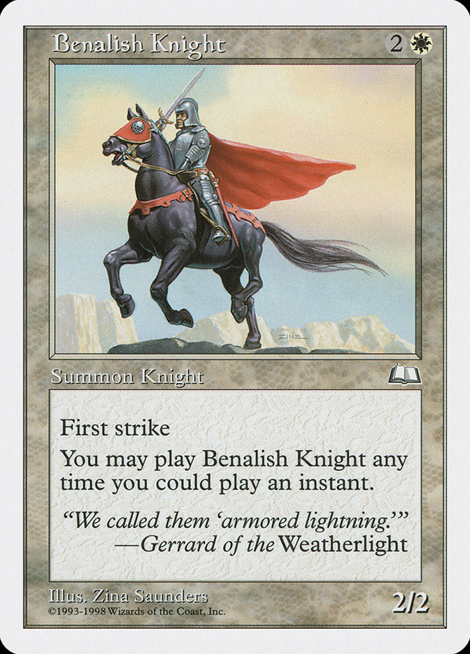 Benalish Knight [Anthologies] | Yard's Games Ltd