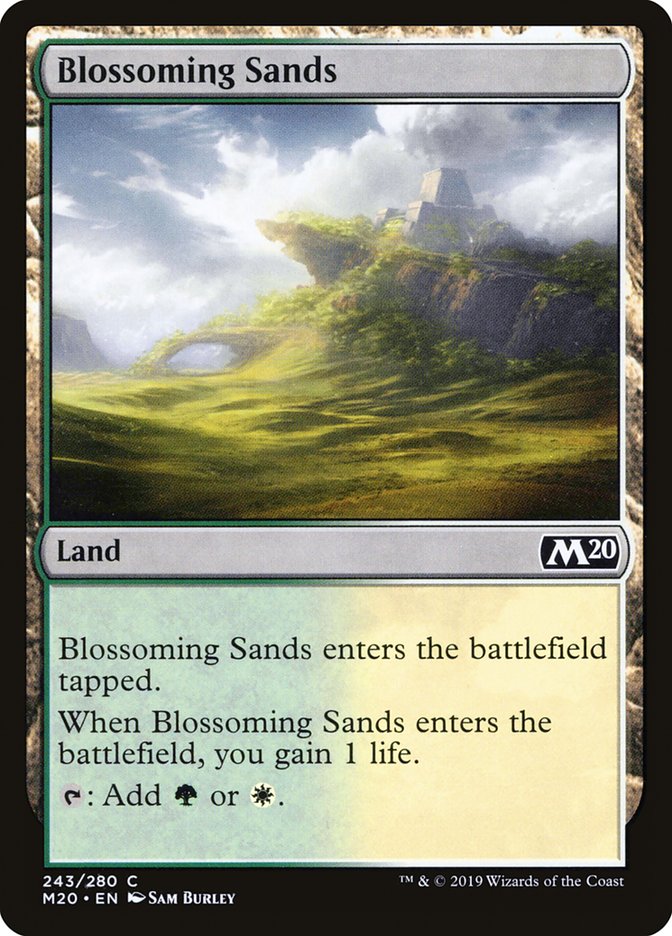 Blossoming Sands [Core Set 2020] | Yard's Games Ltd
