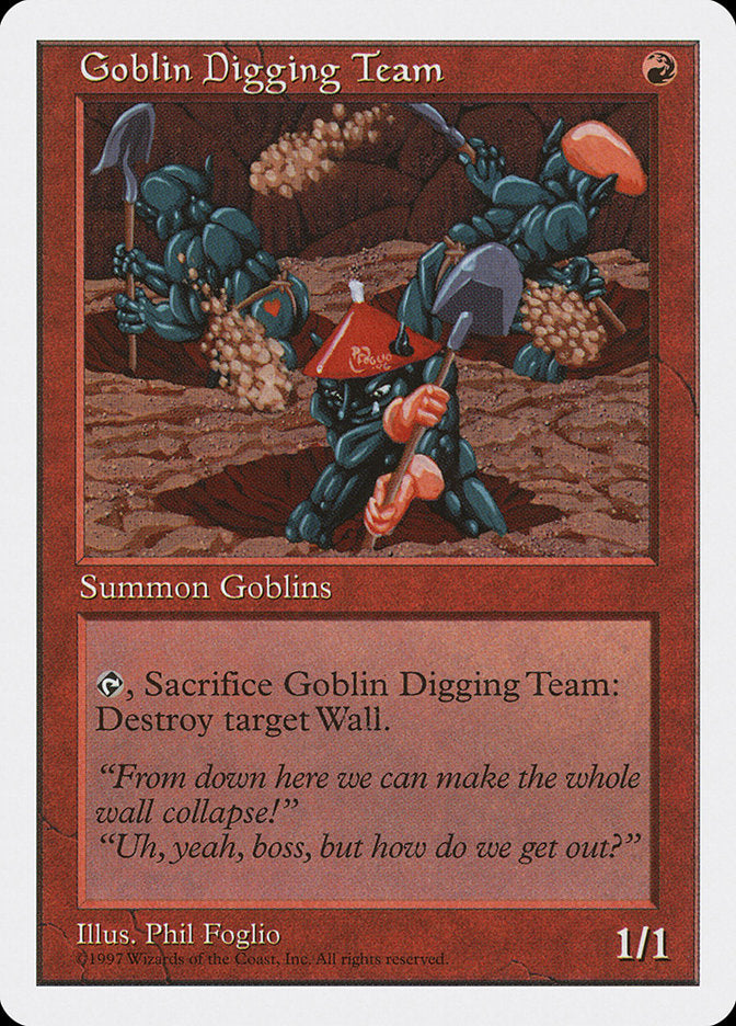 Goblin Digging Team [Fifth Edition] | Yard's Games Ltd