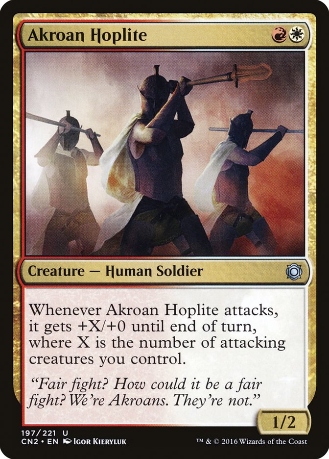 Akroan Hoplite [Conspiracy: Take the Crown] | Yard's Games Ltd