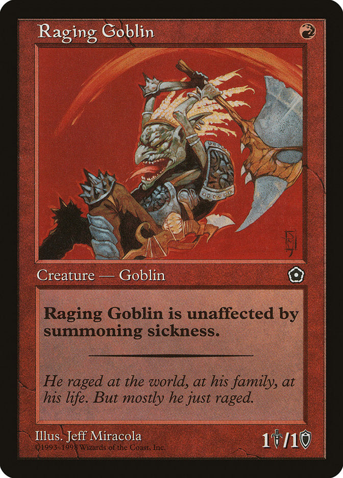 Raging Goblin [Portal Second Age] | Yard's Games Ltd