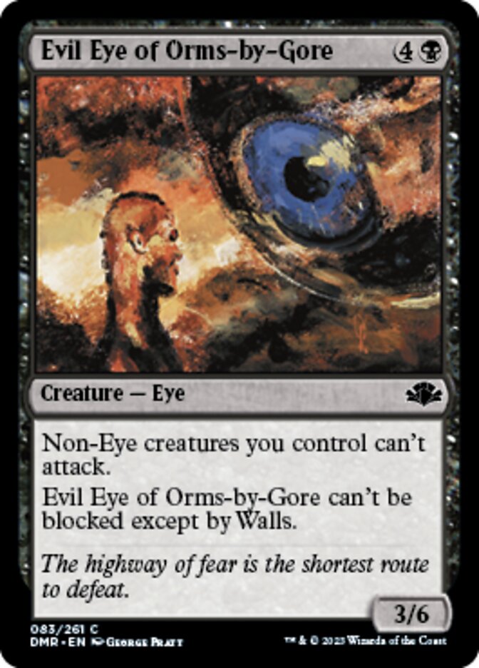 Evil Eye of Orms-by-Gore [Dominaria Remastered] | Yard's Games Ltd