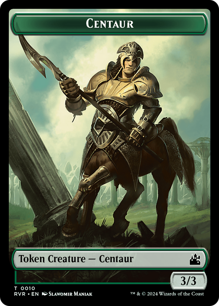Centaur Token [Ravnica Remastered Tokens] | Yard's Games Ltd