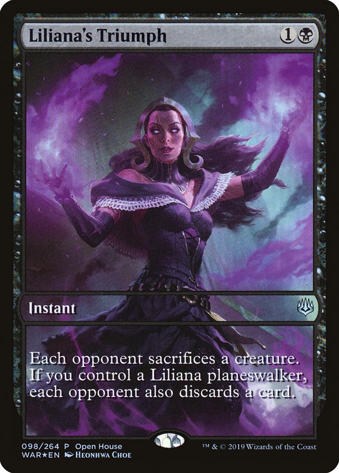 Liliana's Triumph (Open House) [War of the Spark Promos] | Yard's Games Ltd