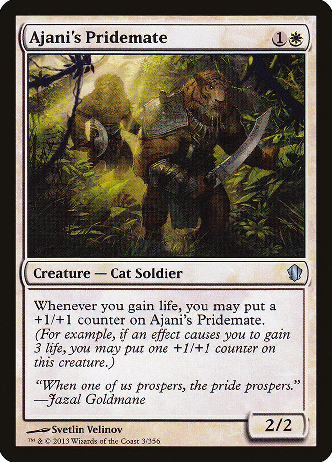 Ajani's Pridemate [Commander 2013] | Yard's Games Ltd