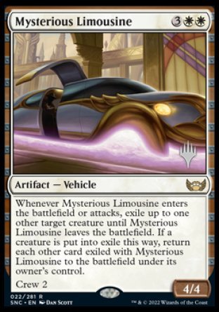 Mysterious Limousine (Promo Pack) [Streets of New Capenna Promos] | Yard's Games Ltd
