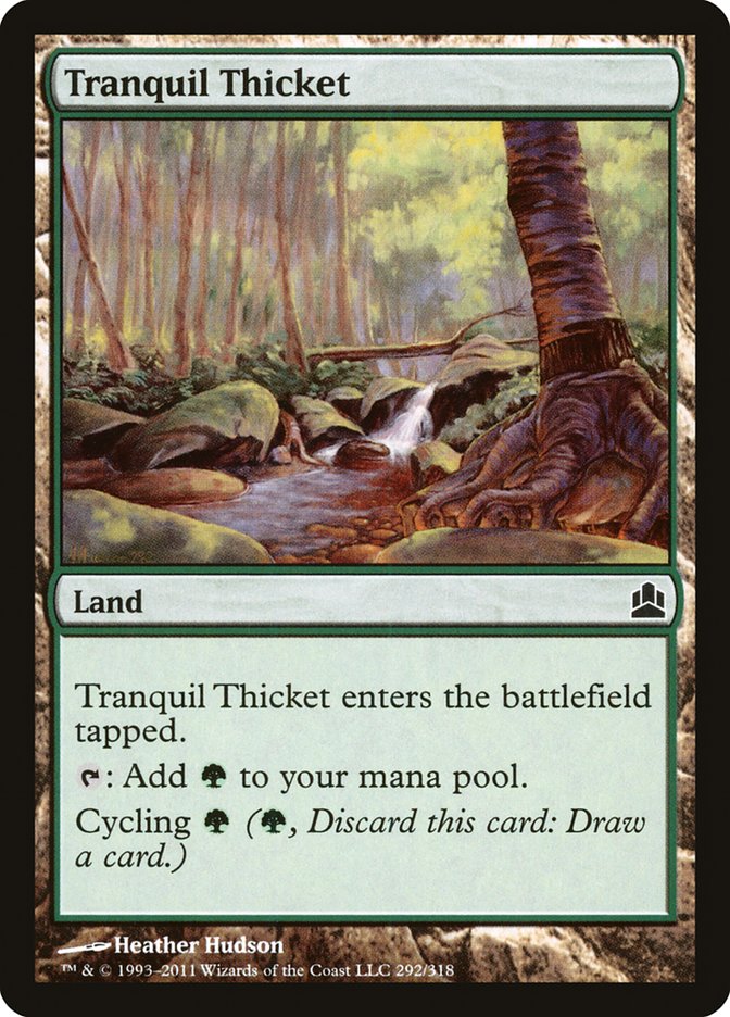 Tranquil Thicket [Commander 2011] | Yard's Games Ltd