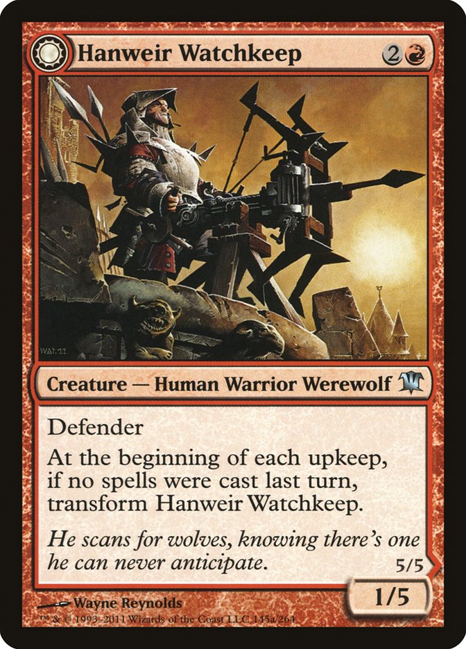Hanweir Watchkeep // Bane of Hanweir [Innistrad] | Yard's Games Ltd