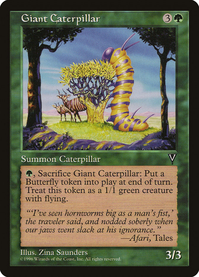 Giant Caterpillar [Visions] | Yard's Games Ltd