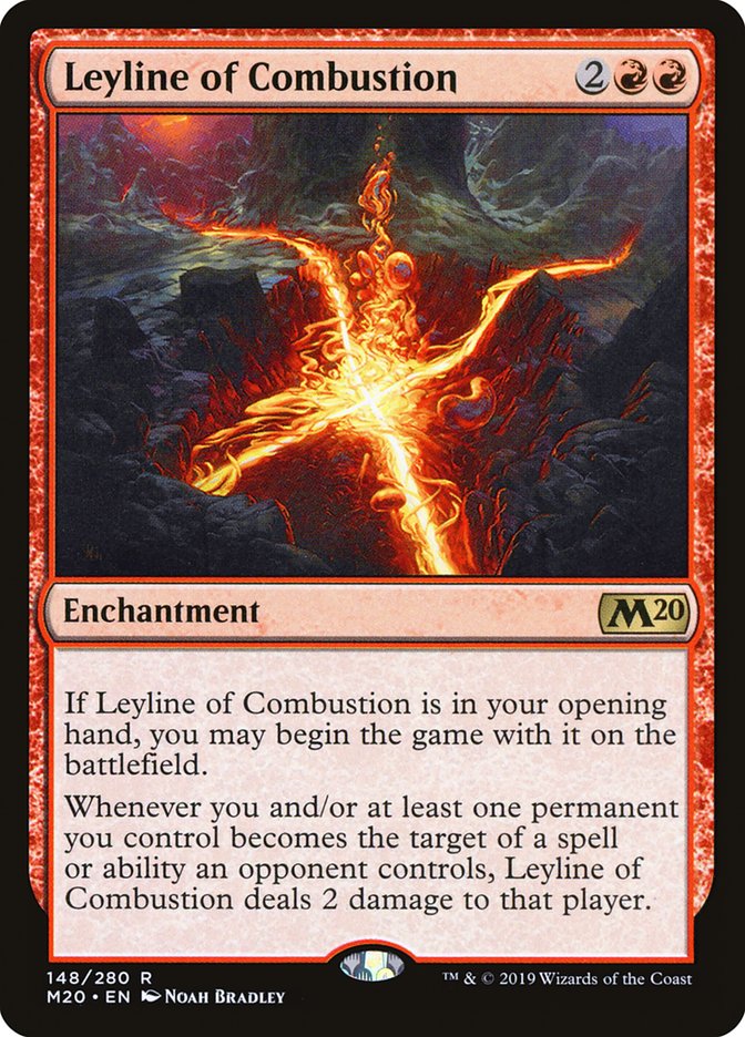 Leyline of Combustion [Core Set 2020] | Yard's Games Ltd