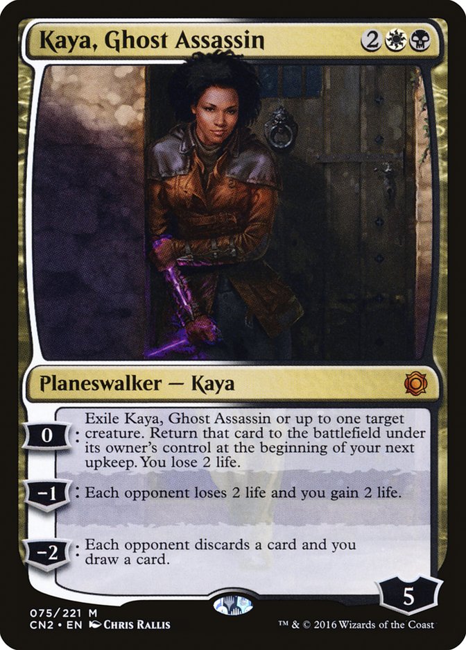 Kaya, Ghost Assassin (075/221) [Conspiracy: Take the Crown] | Yard's Games Ltd