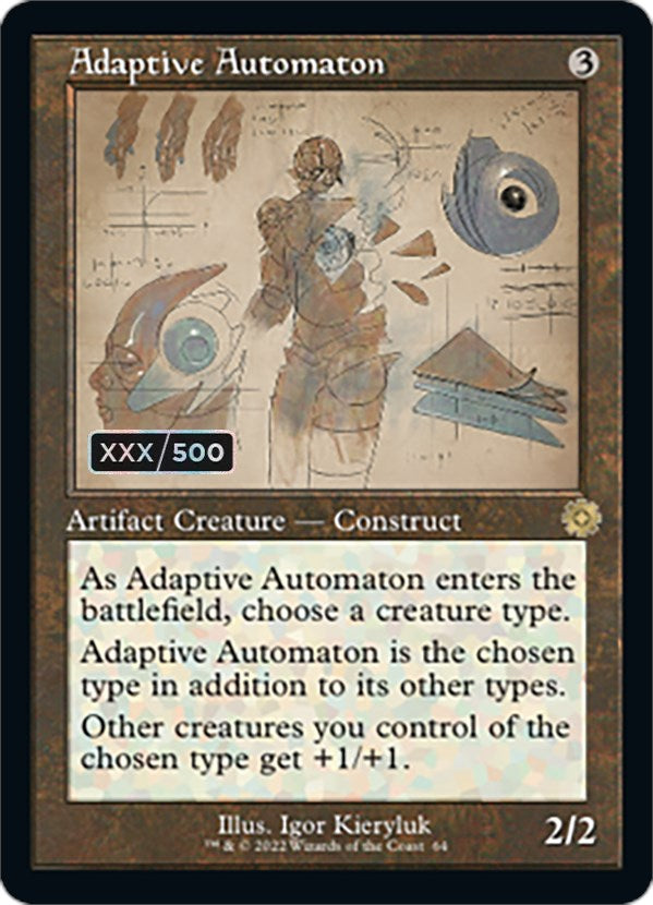 Adaptive Automaton (Retro Schematic) (Serialized) [The Brothers' War Retro Artifacts] | Yard's Games Ltd