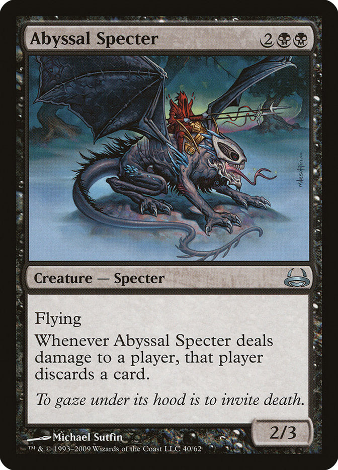 Abyssal Specter [Duel Decks: Divine vs. Demonic] | Yard's Games Ltd