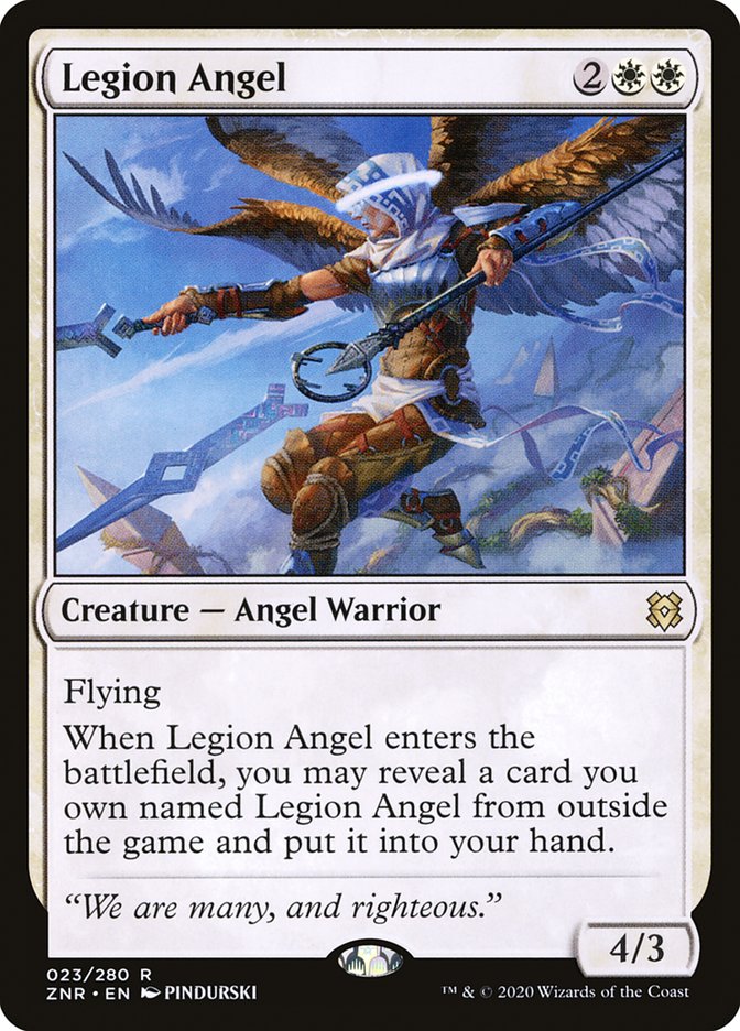 Legion Angel [Zendikar Rising] | Yard's Games Ltd