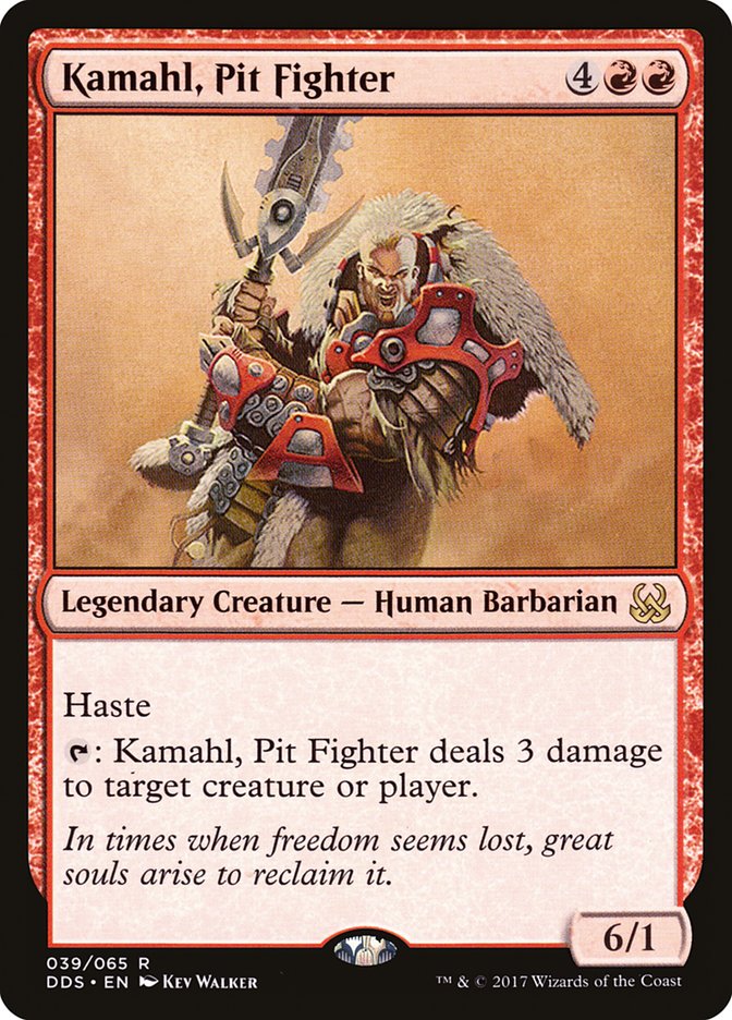 Kamahl, Pit Fighter [Duel Decks: Mind vs. Might] | Yard's Games Ltd