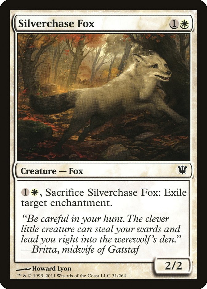 Silverchase Fox [Innistrad] | Yard's Games Ltd