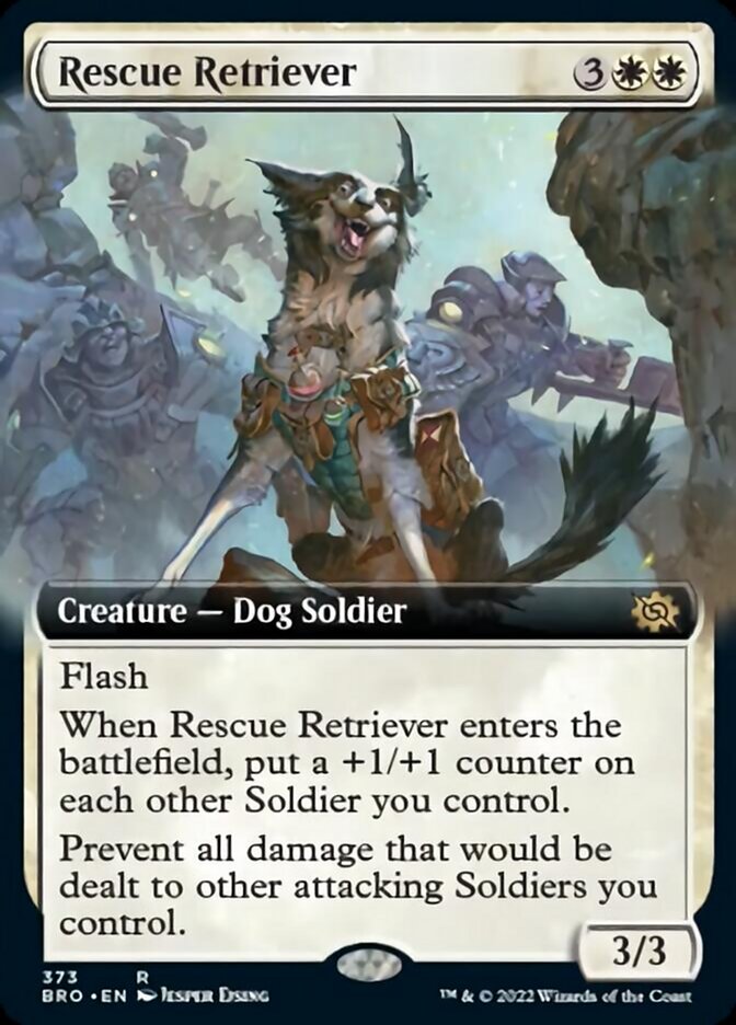 Rescue Retriever (Extended Art) [The Brothers' War] | Yard's Games Ltd