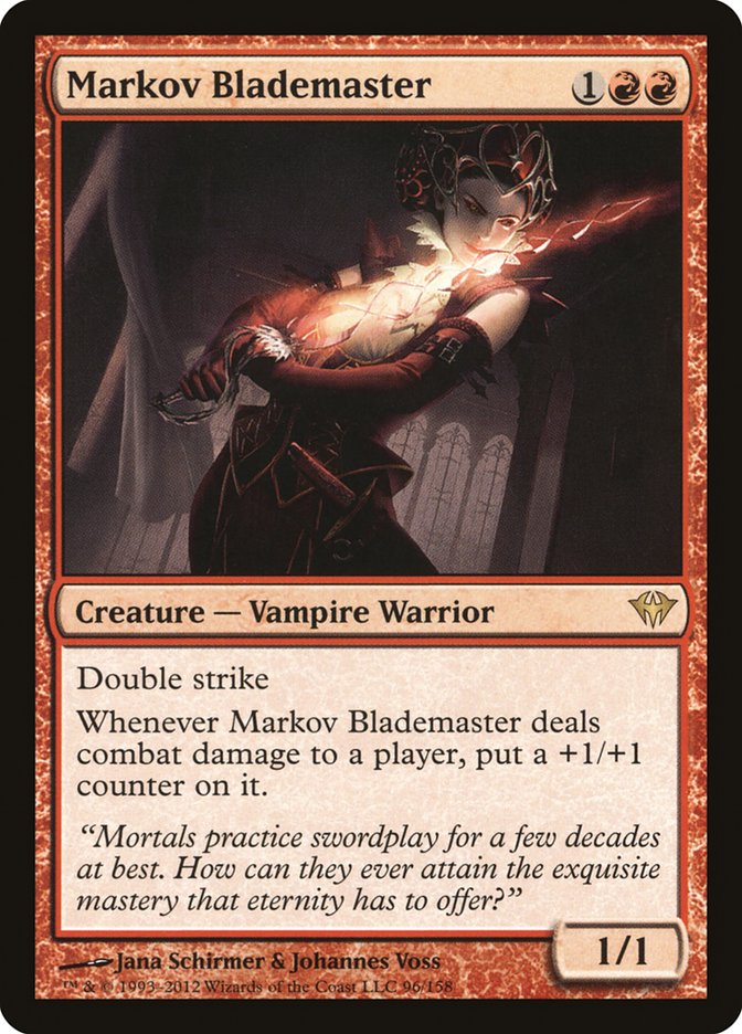 Markov Blademaster [Dark Ascension] | Yard's Games Ltd