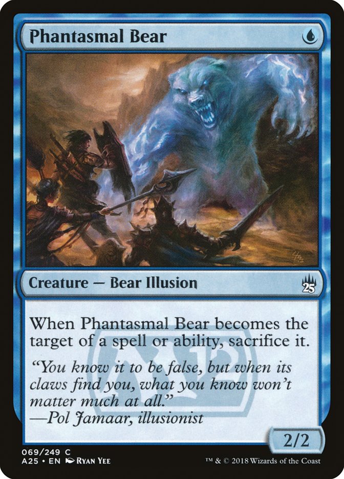 Phantasmal Bear [Masters 25] | Yard's Games Ltd