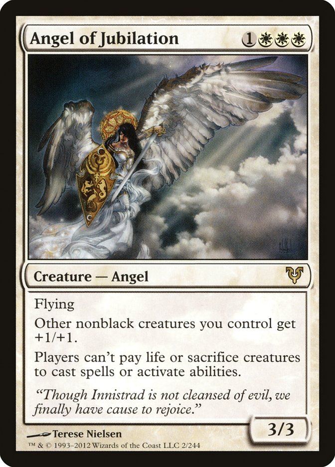 Angel of Jubilation [Avacyn Restored] | Yard's Games Ltd