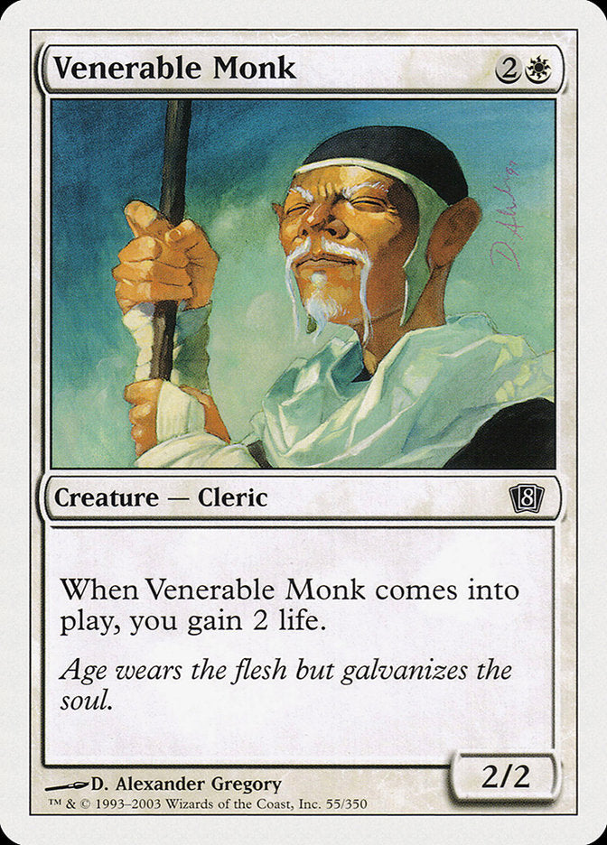 Venerable Monk [Eighth Edition] | Yard's Games Ltd
