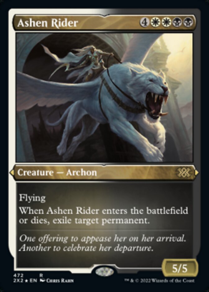 Ashen Rider (Foil Etched) [Double Masters 2022] | Yard's Games Ltd