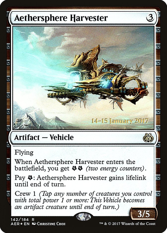 Aethersphere Harvester [Aether Revolt Prerelease Promos] | Yard's Games Ltd
