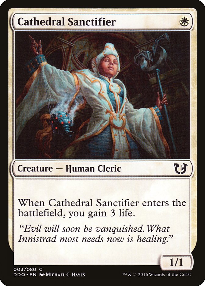 Cathedral Sanctifier [Duel Decks: Blessed vs. Cursed] | Yard's Games Ltd
