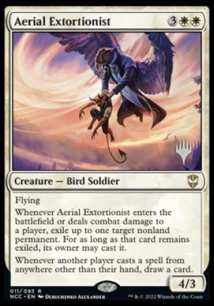 Aerial Extortionist (Promo Pack) [Streets of New Capenna Commander Promos] | Yard's Games Ltd
