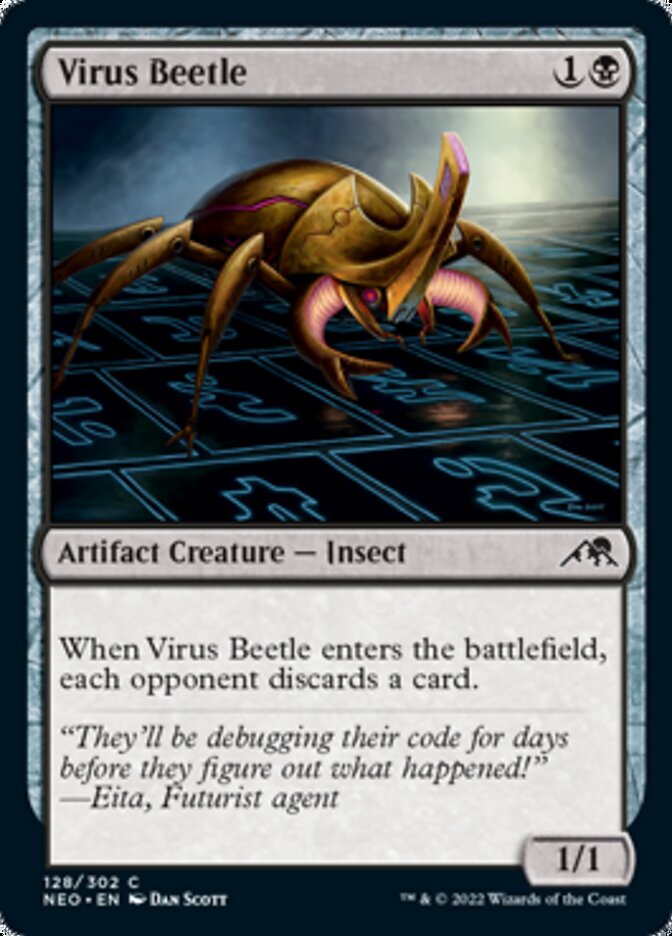 Virus Beetle [Kamigawa: Neon Dynasty] | Yard's Games Ltd
