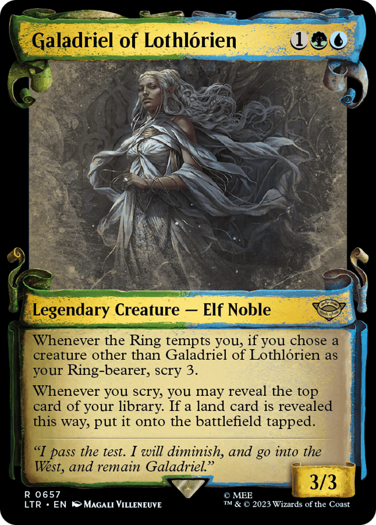 Galadriel of Lothlorien [The Lord of the Rings: Tales of Middle-Earth Showcase Scrolls] | Yard's Games Ltd