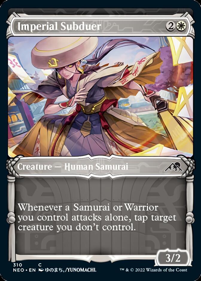 Imperial Subduer (Showcase Samurai) [Kamigawa: Neon Dynasty] | Yard's Games Ltd