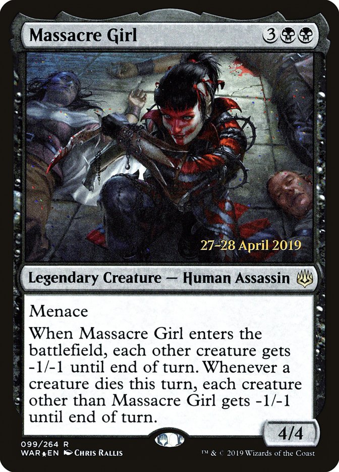 Massacre Girl [War of the Spark Prerelease Promos] | Yard's Games Ltd