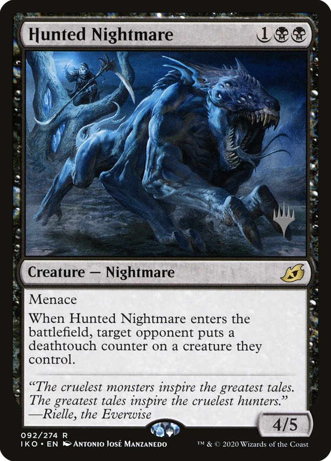 Hunted Nightmare (Promo Pack) [Ikoria: Lair of Behemoths Promos] | Yard's Games Ltd