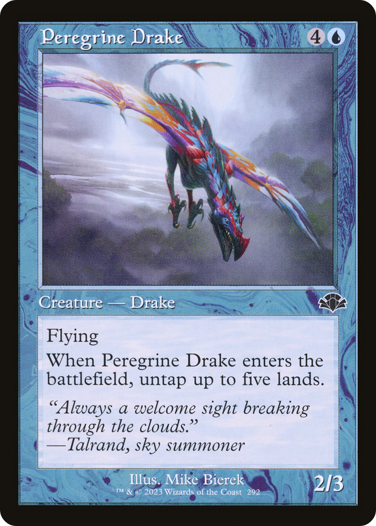 Peregrine Drake (Retro) [Dominaria Remastered] | Yard's Games Ltd