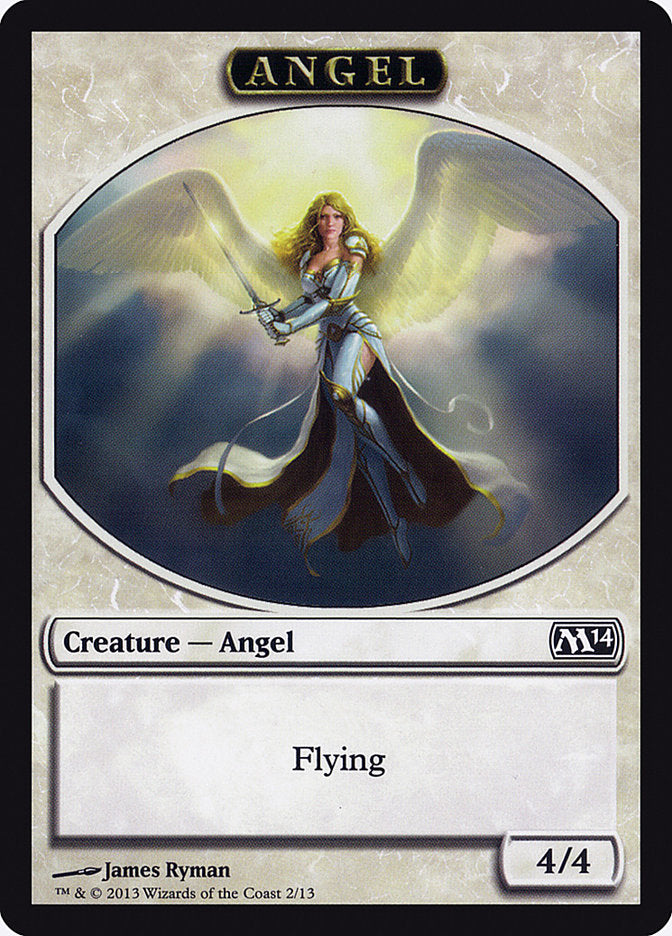 Angel Token [Magic 2014 Tokens] | Yard's Games Ltd