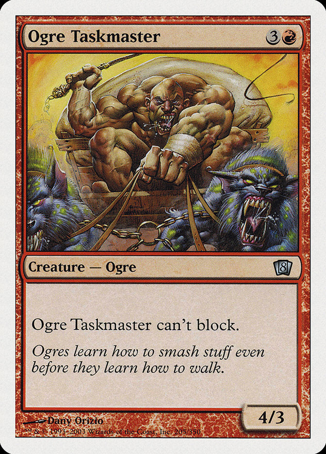 Ogre Taskmaster [Eighth Edition] | Yard's Games Ltd