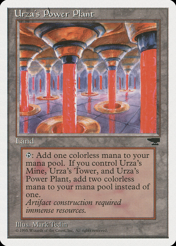 Urza's Power Plant (Red Columns) [Chronicles] | Yard's Games Ltd