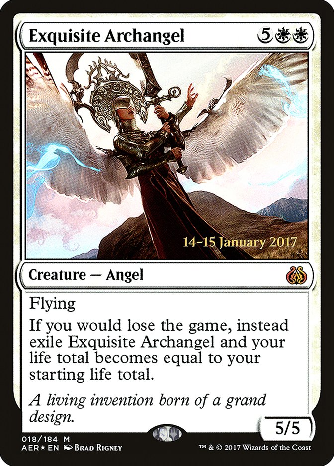 Exquisite Archangel [Aether Revolt Prerelease Promos] | Yard's Games Ltd