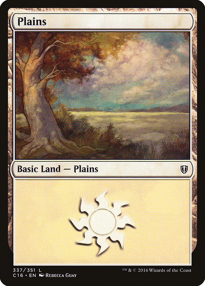 Plains (337) [Commander 2016] | Yard's Games Ltd