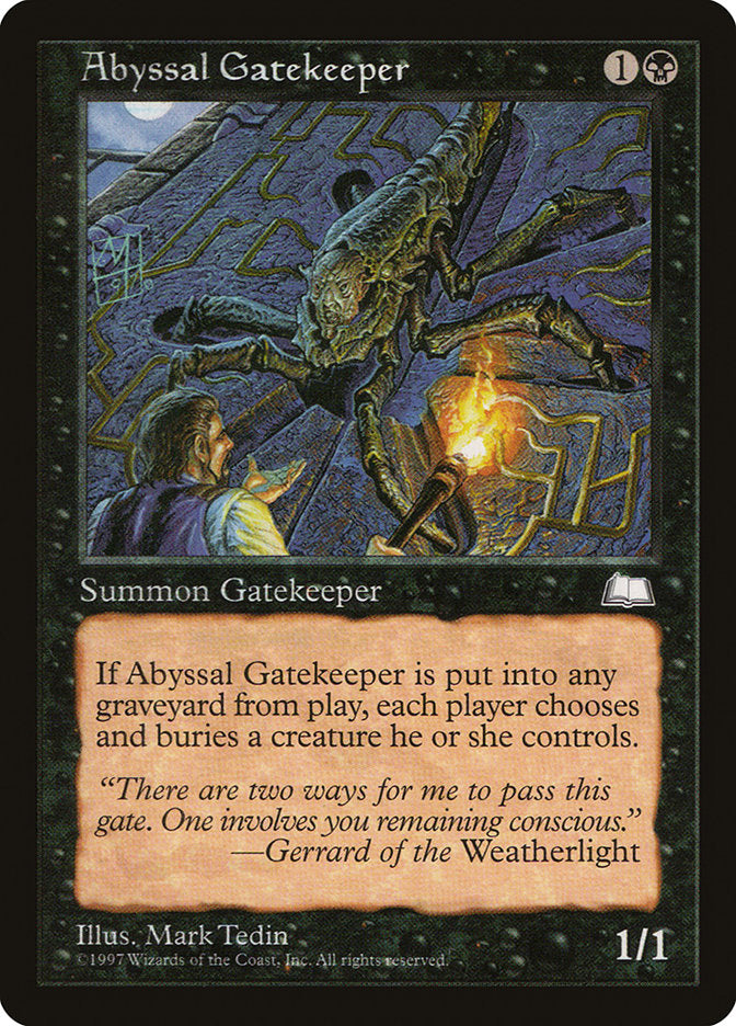 Abyssal Gatekeeper [Weatherlight] | Yard's Games Ltd