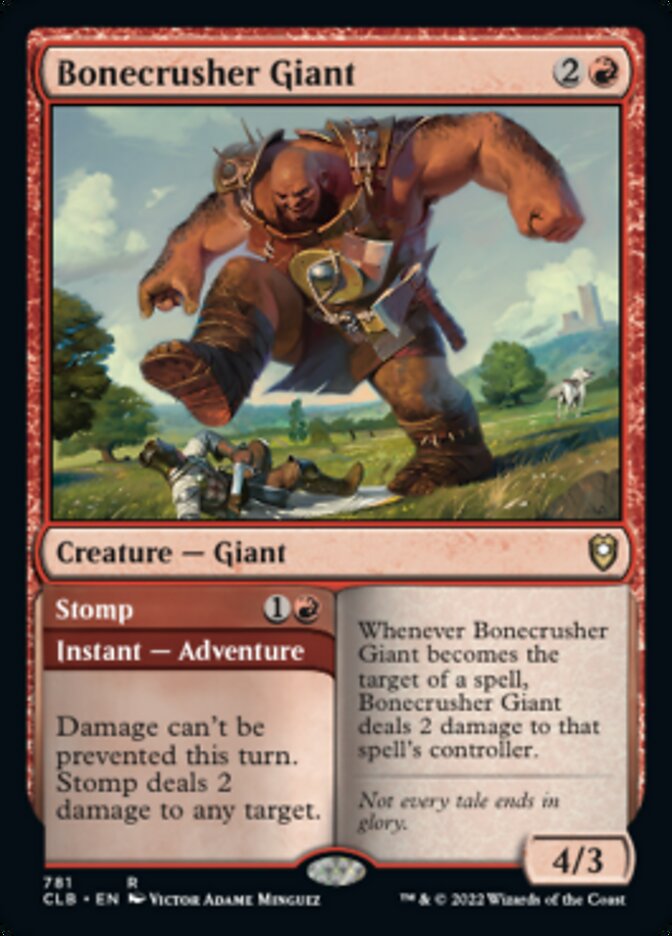 Bonecrusher Giant // Stomp [Commander Legends: Battle for Baldur's Gate] | Yard's Games Ltd