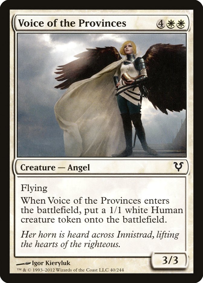 Voice of the Provinces [Avacyn Restored] | Yard's Games Ltd