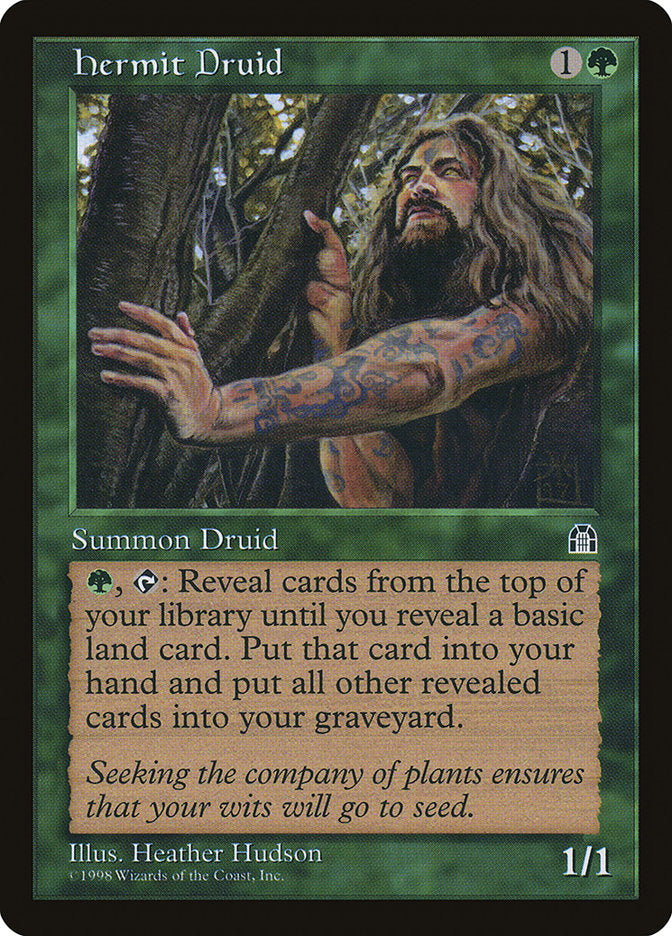Hermit Druid [Stronghold] | Yard's Games Ltd