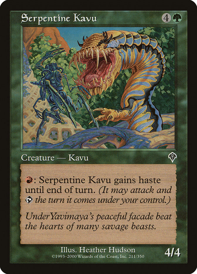 Serpentine Kavu [Invasion] | Yard's Games Ltd