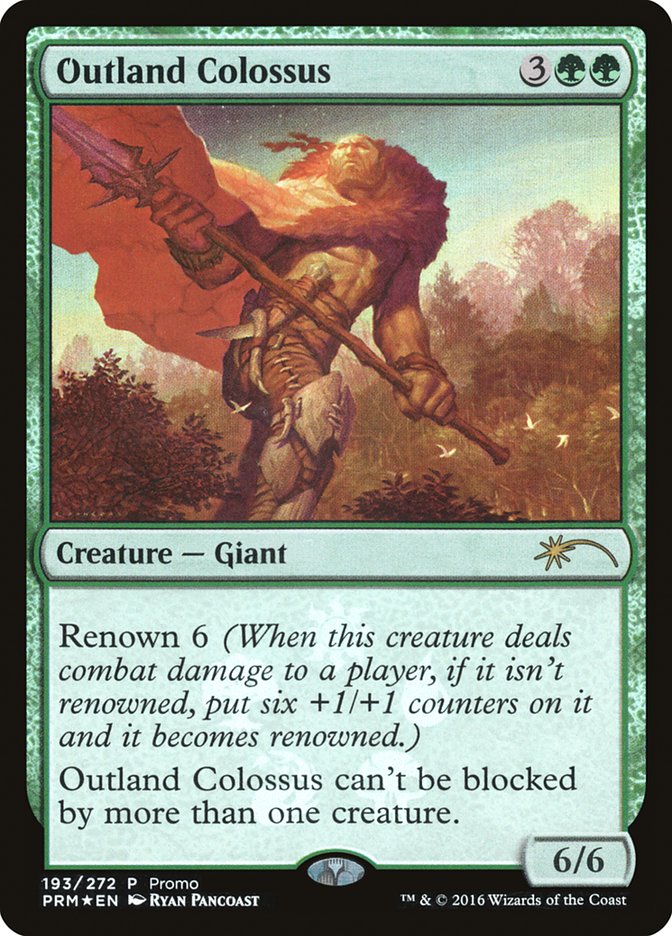 Outland Colossus [Resale Promos] | Yard's Games Ltd