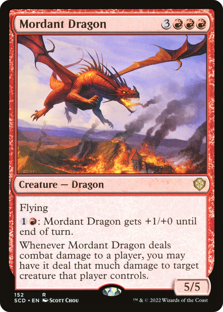 Mordant Dragon [Starter Commander Decks] | Yard's Games Ltd