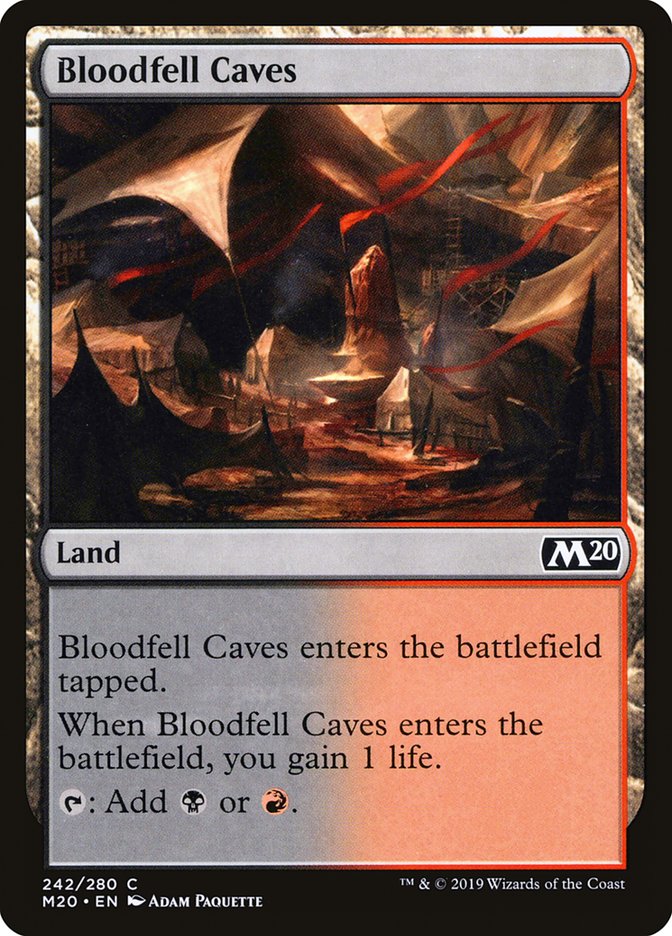 Bloodfell Caves [Core Set 2020] | Yard's Games Ltd