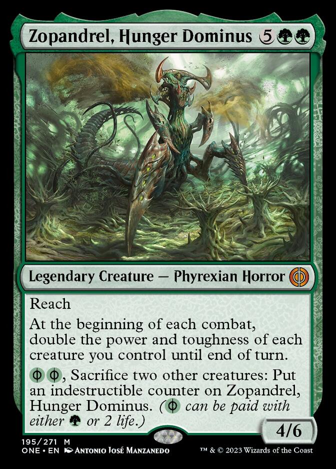 Zopandrel, Hunger Dominus [Phyrexia: All Will Be One] | Yard's Games Ltd