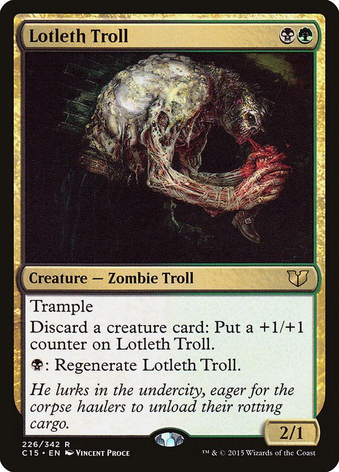 Lotleth Troll [Commander 2015] | Yard's Games Ltd